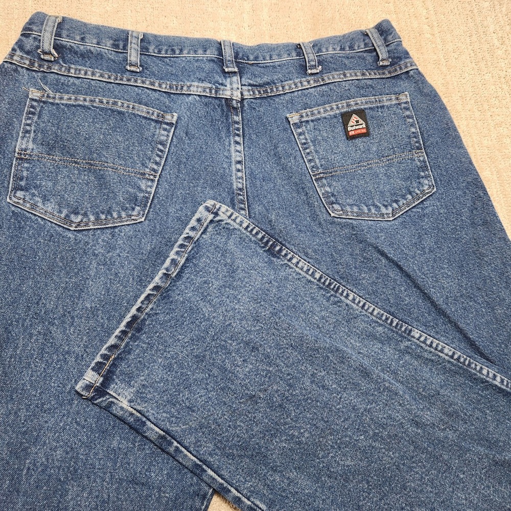 Bulwark FR Jeans Men 38x32 *READ Cat 2 Flame Resistant Denim Workwear Welder
